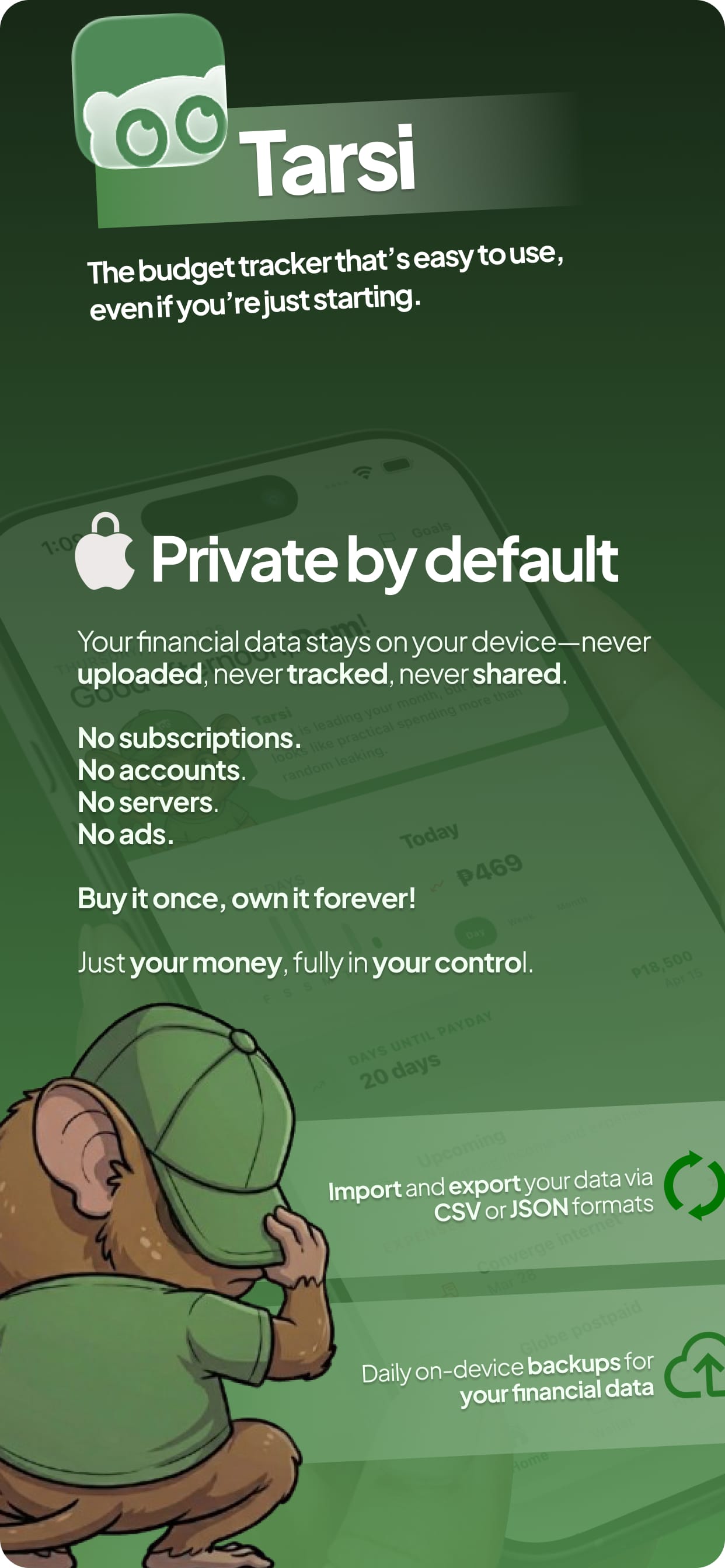 Keep track of what matters